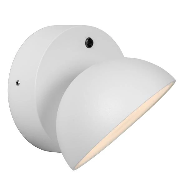 Lucide FINN - Wandlamp Binnen/Buiten - LED - 1x12W 3000K - IP54 - Dag/nacht sensor - Wit - detail 1